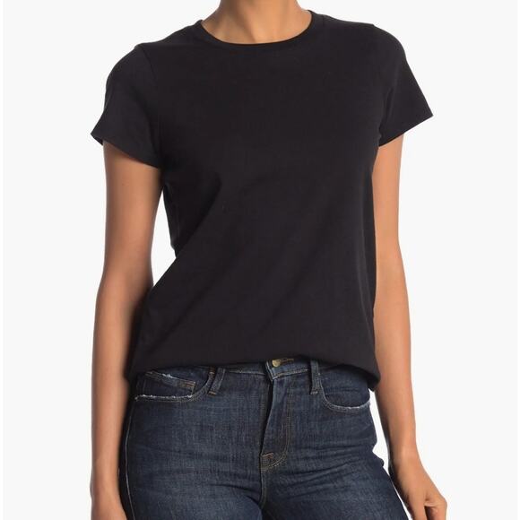 NEW Madewell Black Vintage Crewneck Cotton Short Sleeve T-Shirt Top - Picture 8 of 8